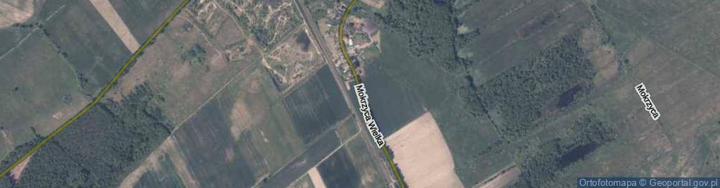 Zdjęcie satelitarne Mokrzyca Wielka ul.